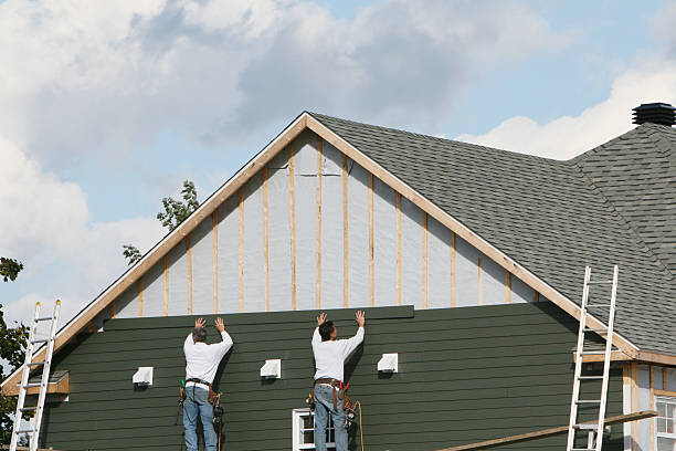 Professional Siding technician working in Jenners, PA